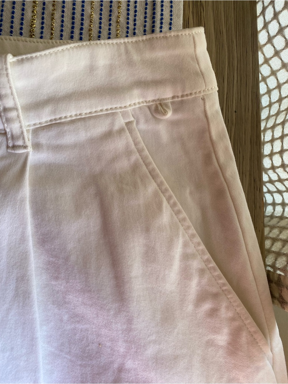 Maeve Anthropologie Off White Jeans Denim Barrel leg Mid Rise Cotton Sz 12 - Picture 9 of 16